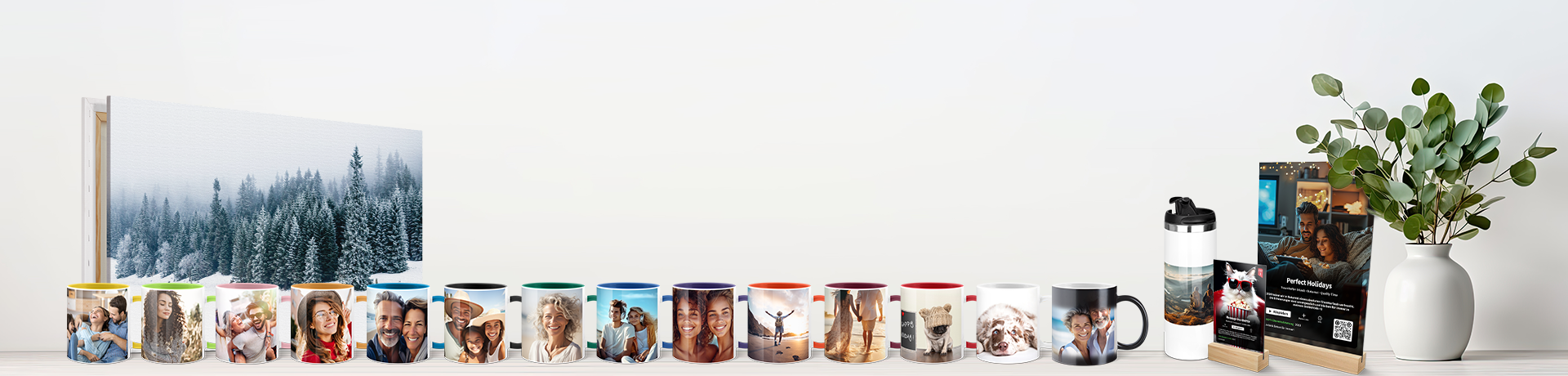 Verschiedene Fotoprodukte