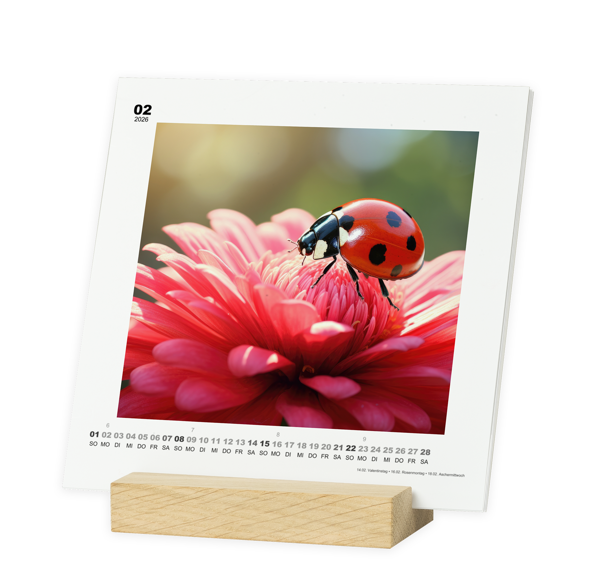 Tischkalender 15x15cm